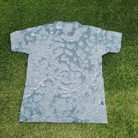 Vintage 90s Masters Diving Shirt Medium 20x27 Green USA - Picture 2 of 14